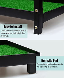 IxapA Freestanding Golf Club Display Stand Rack For Outside/Inside, Steel Golf Putter Rack For Family Club Placement, Golf Clubs Shelf Organizer Equipment Storage - Hold 9 Golf Clubs