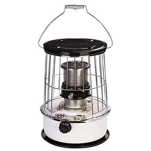 Kerosene Stove Heater with Stove Bag Kerosene Oil Heater Camping Stove Energy-Saving Stove Burner Lightweight Portable Stainless Steel Oil Heater for Indoor Outdoor Patio Camping White
