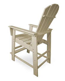 POLYWOOD SBD24SA South Beach Counter Chair, Sand