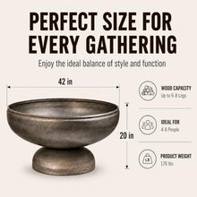 Ohio Flame Liberty 42” Wood Burning Fire Pit Carbon Steel Outdoor Bowls