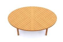 Grade-A Teak Wood Dining Marymount 72" Oval Table #2536