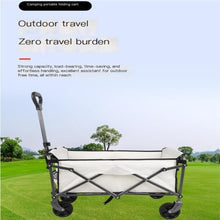 Folding Camping Cart for Outdoor Use Lightweight Utility Trolley for Beach Fishing BBQ Travel Portable Camping Gear EasyTransport Outdoor Cart