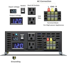 Inverter 5000W 12V/36V/48V DC to 120V/230V/240V