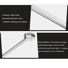 SPXTOM BBQ Needle Sticks Wall mountable, Anti-hot BBQ Skewers, Stainless Steel Reusable, for Appetizers, Fruit (Size : 500)