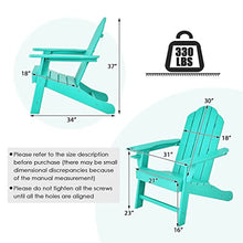 TEOYETTSF Patio Chairs Garden Terrace with Cup Holder Turquoise