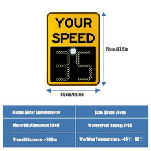 LED Speed Limit Sign, 20"x27" Solar Radar Feedback Sign Vehicle Speed Detector Aluminum Speed Limit Sign Board