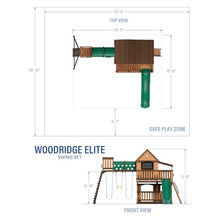 Backyard Discovery Woodridge Elite Cedar Swing Set Light Brown