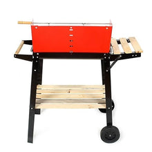 ZHCHAO Home Square Charcoal BBQ Grills Portable Outdoor Picnic Barbecue Stove BBQ Tools for Garden Camping