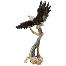 HI-LINE Majestic Eagle Perched Statue