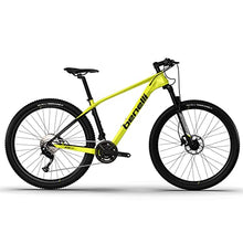 Benelli Bike 29'' Carbon Mountain 18 Speed, Brake Disc, Light-Weight Hardtail Frame (Large) Yellow Black