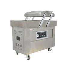 INTSUPERMAI Commercial Two Chamber Vacuum Sealer Stainless Steel Silver
