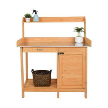 Potting Bench, Potting Table Tool Chests & Cabinets Garden Workbench 112 x 46 x 125 cm L x W x H Work Station Table