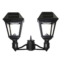 Gama Sonic Imperial III Solar Post Light Black