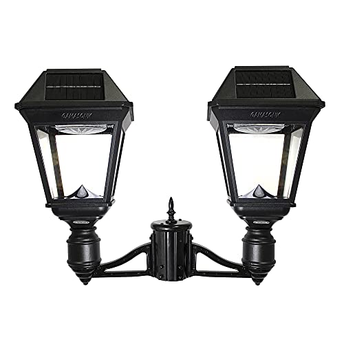 Gama Sonic Imperial III Solar Post Light Black