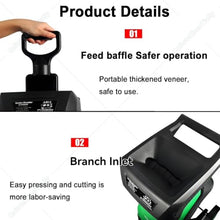 QuinteZhenTially Portable Garden Shredder,with 50l Collection Bag 10mCable