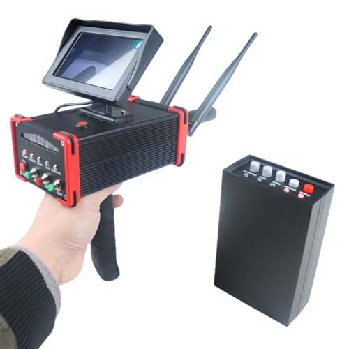 Professional Underground Metal Detector, Underground Treasure Scanner with High Definition Screen, Search Range 99m & Detection Depth 15m, Precise Positioning for Gold, Silver, Copper, Gemstones