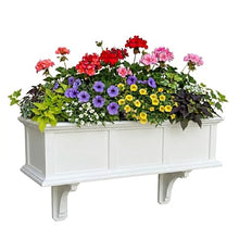 Good Directions 36 Inch Long Greenwich Vinyl Window Box Planter, Maintenance Free Cellular PVC, Outdoor Flower Box for Windows, Porch & Deck