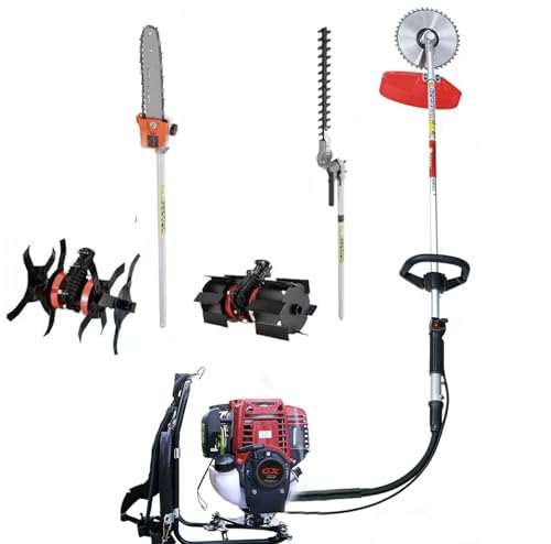 GX50 Backpack 4-Stroke Grass Cutting Lawn Mower weedeater Brush Cutter Pole Saw 2 Cultivator Tiller