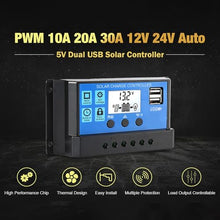 OLONETO 4000W 6000W Complete Solar Inverter Kit with 30A Controller and 100W Solar Panel for Home Grid System for Home and Outdoor Power Generation System(12V-220V)