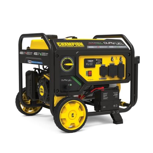 Champion Power Equipment 3650 Watt Dual Fuel Generator with Electric Start