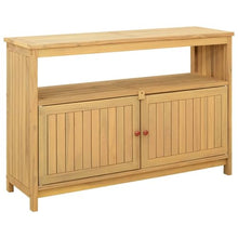 FMPGJLYH Garden Console Table, Solid Acacia Wood Storage Unit