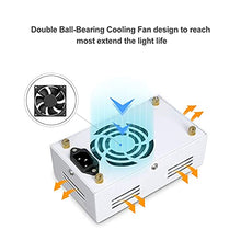 5sssallefaa 150W LED Grow Light Full Spectrum Growing Light Mute 90° Glass Lens COB Plant Grow Lamp for Indoor Hydroponic Greenhouse Plants All Stage Growing Tent