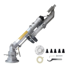 BANGBANGJI 360° Fully Rotating Impulse Impact Sprinkler, Agriculture Farm Irrigation Sprinkler, with Nozzle Set, Extended Coverage, for Farms, Orchards, Seedlings, Wheat, Lawn Model65+1.5mBracket