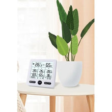 ABS Large Screen with Color Indoor Outdoor Digital Temperature Humidity Meter