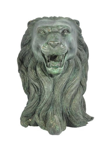 P&F HIGH QUALITY PRODUCTS Lion Head Bronze Roman Statue