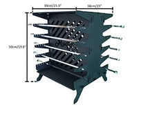 MangalGrills Vertical Charcoal Grill Kebab Shashlik BBQ Portable Mangal