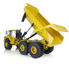 TOUCAN RC HOBBY 1/14 6X6 Metal Hydraulic RC Articulated Dumper Truck Yellow