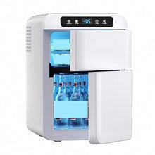 AWMGPDDBTO Mini Fridge Portable Mini Fridge Freezer, 42L