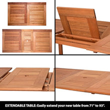 Amazonia 7-Piece Dining Set Eucalyptus