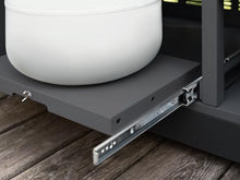 NewAge Products Classic Series 4PC Aluminum Slate Gray Modular Outdoor Kitchen Set with Casters and 33" Performance Grill LP - 24"D x 65"W x 47.1"H