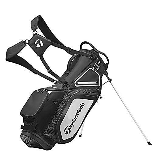 TaylorMade Stand 8.0 Bag Black/White/Charcoal