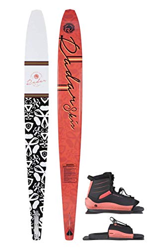 Radar Lyric 67" Slalom Waterski w/Lyric Boot (8-12) & Adj. Rear Toe Plate Black
