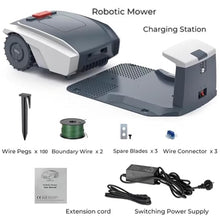 TYYMLY Robotic Lawn Mowe,Automatic Mower-Parallel Paths Mowing for Precise Boundary Wire Break Detection,Automatic Lawnmower with Smart Navigation(Grey)