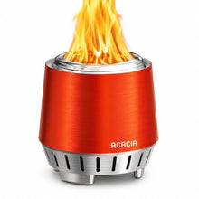ACACIA Outdoor Stove, Outdoor Wood Burning Bonfire Firepit Portable Stainless Steel Fireplace with Carrying Bag for Outside, Patio & Backyard