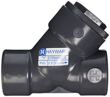 Hayward YS10250T 2-1/2-Inch Threaded PVC Y-Strainer with FPM O-ring Seals