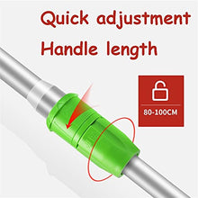 JOMRTS Lawn Mowers Household Lawn Mower New Metal Material Handheld Lawn Mower Small Electric Lawn Mower Lightweight and Convenient Household Lawn Mower (Green 4000mA)