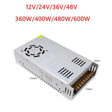 AC 220V to 12V 24V 36V 48V Power Supply 360W 400W 480W 500W 600W 720W 800W 1000W 1200W Switching Power Supply Transformer SMPS (Color : 720W-1200W, Size : 110/220V±15%_DC36V_1200W)