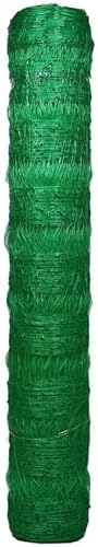 DL Wholesale VineLine Trellis Netting Garden Plant Plastic Trellis Net Roll for Climbing Plants Grow Support Fruits Vegetables, Green, 6.5 ft x 3300'