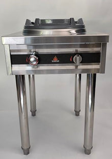 WOXFIRE Chef-Designed Twin-Turbo Outdoor Wok Burner, 100,000 BTU, 3-Stage Fire Control, Propane Ready, Plug-and-Play