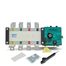 ATS 1000A 800A 4P Generator Dual Power Automatic Transfer Switch Auto Intelligent Transfer Control Module AC 220V(800A 4P)