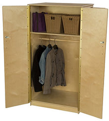 Wood Designs Teacher's Lock-It-Up Cabinet Natural Wood