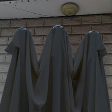 XBTGS Replacement Canopy for 460cm Patio Umbrella Double Canopy Fabric Rectangular Cover Outdoor Shade Solution,Coffee-460x270cm-15x9ft,Coffee-460x270cm-15x9ft