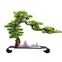 YXIANG56Q Fake Plants Artificial Bonsai Crafts Furnishings Living Room Entryway Home Accessories Greenery Chinese Zen Ornaments Bonsai Tree