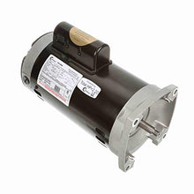 The Pool Supply Shop 2 Horsepower Square Flange Frame Dual Speed Pool Pump Motor Black