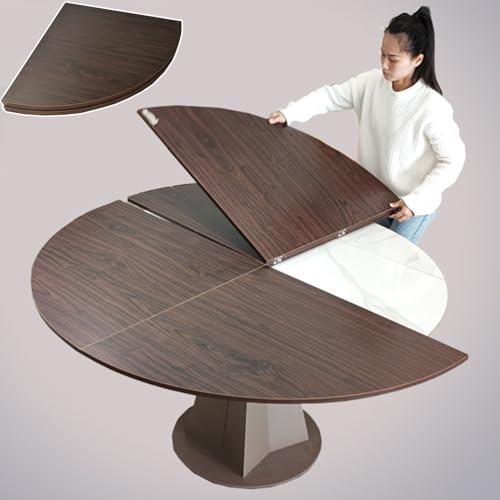 Innovz Circular Folding Table Top No Legs, 120 to 220 Cm Diameter Solid Wood Event Table Top Only, Foldable Round Tabletop for Home Commercial Setting, Easy to Store(200cm(79inch))