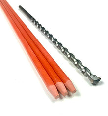 Polar Snow Products 2000 Snow Stakes Driveway Markers 4' x 5/16" Orange